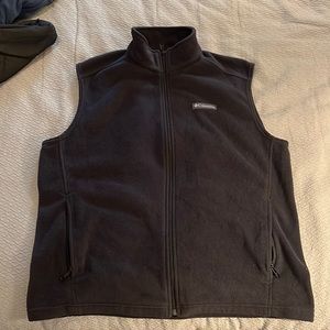 Black Columbia Fleece Vest